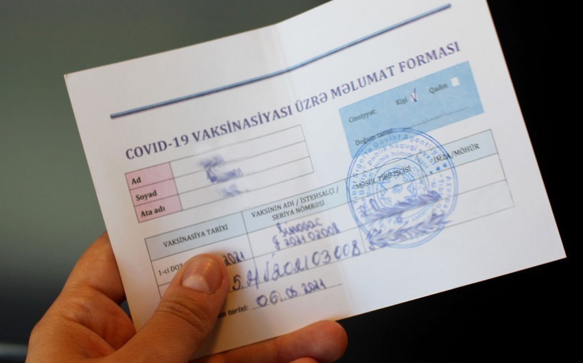 COVİd pasport - Benefisiar